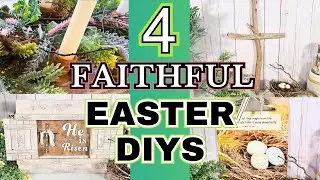 UNIQUE Easter Crafts You Haven't Seen Before!! Faith-based DIYs.