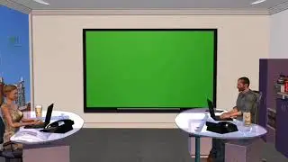 Studio | News | News Room | Green Screen | Green | Screen | Chroma key | TV | Free | YouTube