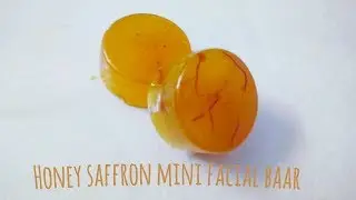 घर पर 5 मिनट में केसर - शहद mini facial soap baar बनाये || periwinkle TV