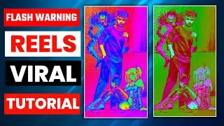 Flash Warning Reels Viral Video  Editing - Flash Warning Tutorial - Instagram Viral Tutorial - Tips