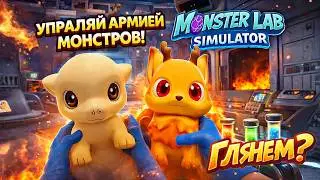ВЫРАЩИВАЕМ МИЛЫХ МОНСТРОВ | Monster Lab Simulator | Глянем?