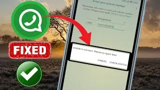 How to fix Whatsapp unable to connect. Please try again later (2024)✓