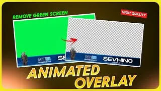 How to Remove Green Screen From Animated Overlay || How to Convert Animated Overlay From Mp4 to GIF