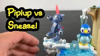 Piplup and Sneasel’s Snow Day MEGA Pokémon set build