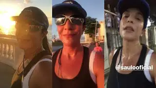 Ivete Sangalo Faz Caminhada na Orla em Salvador - BA