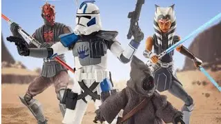 Hasbro Star Wars Vintage Collection Ashoka Darth Maul Echo Jawa & Walmart 50th Paploo Luke MS29