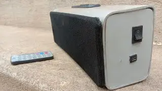 How to make a bluetooth speaker party DJ BOX pvc pipe at home