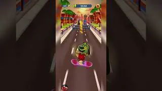Talking Tom Gold Run 🫣 Zombie Ben Skateboarding #shorts #talkingtom