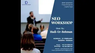 SEO Workshop | SyntaxDevelopers