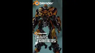 Bumblebee Transformers | Blender | Cycles Render Shorts