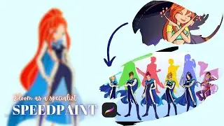 WINX X SPECIALISTS | Bloom | procreate speedpaint