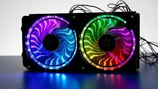 Супер крутые RGB кулера своими руками c RGB ленты WS2812B