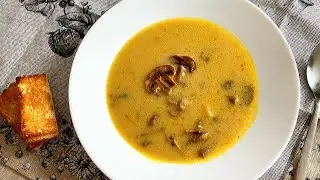 Сливочный грибной суп. Когда действительно просто и вкусно! Mushroom #soup