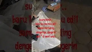 SUARA HOROR,AKU REKAM PAS JAM 1 SIANG.