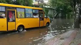 Потоп в Бердянске 2020. БЕРДЯНСК ЗАТОПИЛО 2020. Затопило город Бердянск-7