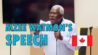 Mzee Watmon's Speech At His Farewell Party in Toronto