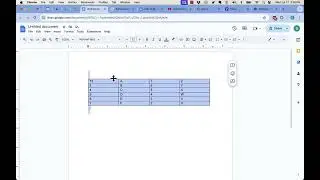 How to copy a table from Microsoft Word to a Google Doc