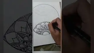 Circle mandala art✨🌸|step by step art