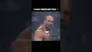 Young wrestlers Now vs Then 👀💀 || edit