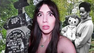 Visiting The GRAVES Of Ed and Lorraine Warren! (Travel Vlog)