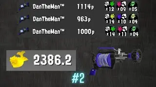 Splatoon 3 - How a top 1,000 H-3 Nozzlenose plays in X battle at 2,300+ X power. Part 2/2.