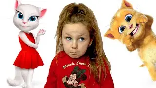 Даша играет и учится с Анжелой и Джинджер / Сборник видео для детей
