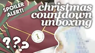 Christmas Countdown Unboxing! | Planner Sticker Advent Calendar 2023 | Plannerface