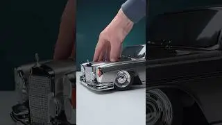 1971 Mercedes-Benz 300 SEL 6.3 by Kyosho. Remote control car unboxing. 