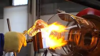 Travail au tour grosse pièce borosilicate