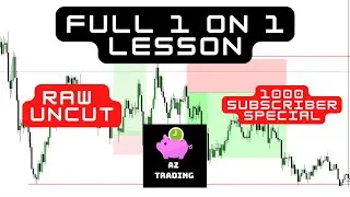 [RAW UNCUT FOOTAGE] 1 on 1 Lesson with Full Time Trader AZ Trading