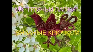 Мастер-класс "Птичьи лапки, вязаные крючком". #мастер_ирина_шикова