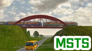 MSTS | ЧС8 с пассажирским поездом | Microsoft Train Simulator | CHS8 with train