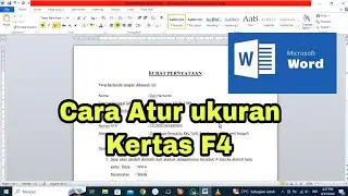 Cara mengatur ukuran kertas F4 di Microsoft Word
