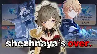 Snezhnaya's Over. Genshin's New Low.