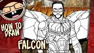 How to Draw FALCON (Avengers: Infinity War) | Narrated Easy Step-by-Step Tutorial