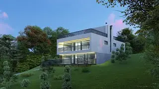 Minimal modern house 207+198