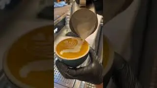 1k subscriber krdo@YouTube #latteart #lattearttutorial