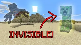 I PLAYED MINECRAFT WITH INVISIBLE MOBS!