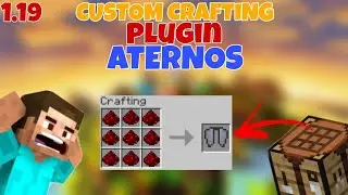 How To Add Custom Crafting In Aternos Minecraft 1.19 | Best Custom Crafting Plugin For Aternos Hindi