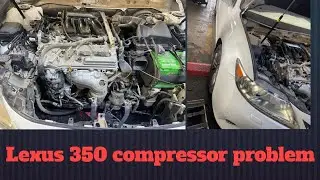 How To Replace Lexus Rx350 Ac Compressor | RX350 AC COMPRESSOR REPLACEMENT