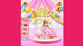 Fun 3D Cake Baking Game | Barbie Cake Cooking and Decoration Game for Girls