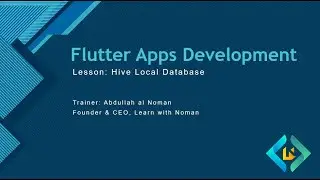 Lesson 17 : Hive Local Database (Part-3) | Flutter Android | IOS App Development | Live Course 2023