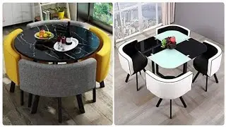HOME DECOR MOST BEAUTIFULL SPACE SAVING DINING TABLE DESIGNS 2023 || SMALL DINING TABLES