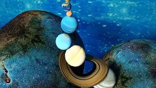 Jelly Planets falling in the box