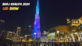 Dubai Burj Khalifa LED Show 2024
