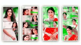 New Style Photo and Lyrics Video Editing in Alight Motion Telugu