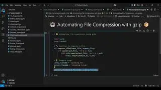 How to Compress a File Using Python | Gzip File Compression Tutorial