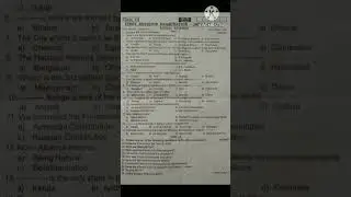 10th First Revision Examination Social Science