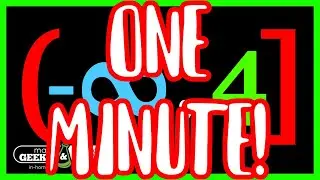 Interval Notation Explained In 1 Minute!