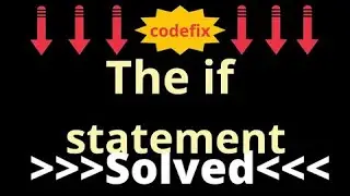 The if statement